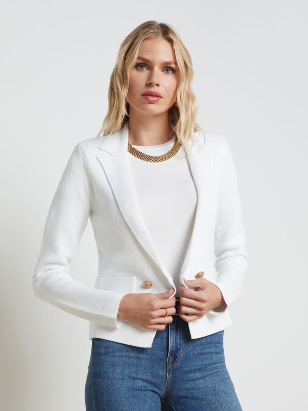 L'AGENCE Sofia Knit Blazer Size XS